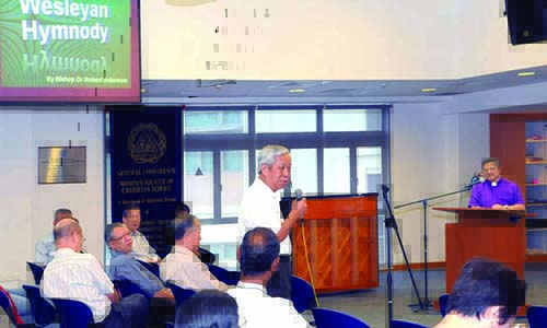 Value of singing Methodist hymns underscored by Bishop, leaders