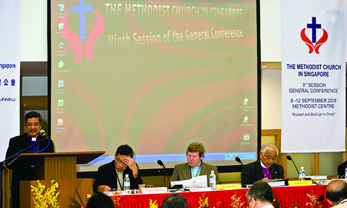 9TH SESSION OF THE GENERAL CONFERENCE OF THE METHODIST CHURCH IN SINGAPORE