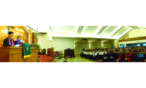 Bishop’s sermon deals with The Pastor’s fears, tears, ears and years