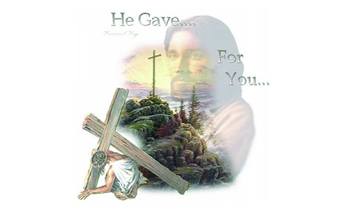 Look carefully at the Crucified Jesus