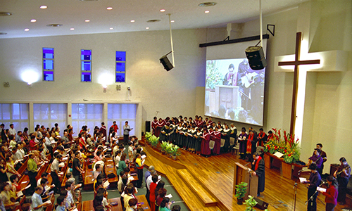 Triple blessing mirroring three heirlooms at Pentecost MC