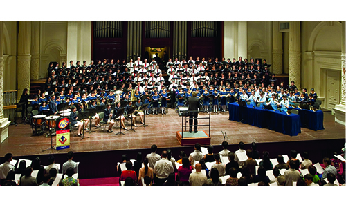 Hymn singing is very much alive!