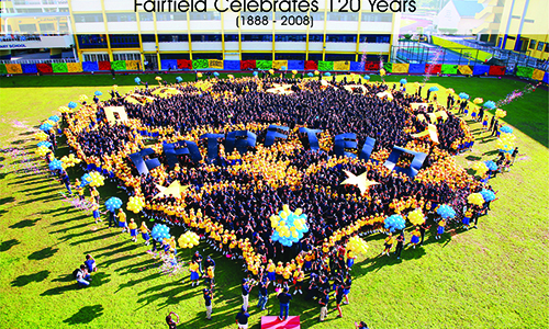 Human school crest kickstarts Fairfield’s year of joy