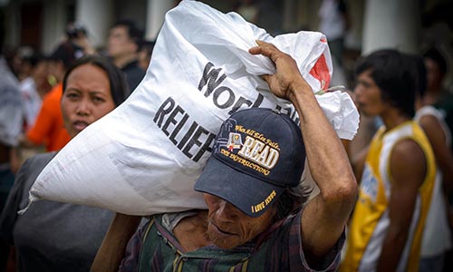 Helping the Haiyan victims
