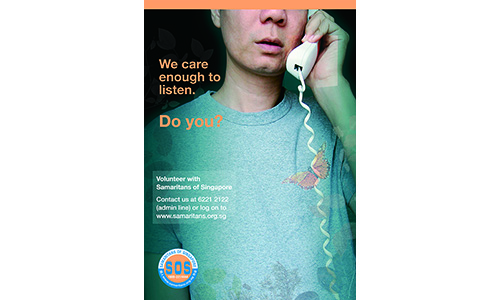 ‘Hello, Samaritans of Singapore, can I help you?’
