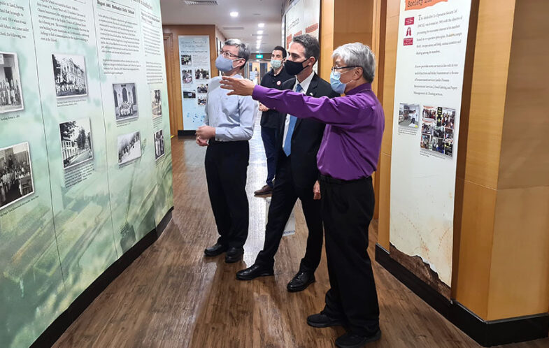 The Ambassador of Israel to Singapore visits MCS