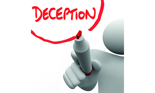 The slippery slope of deception