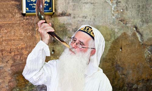 Blowing the ram’s horn in the year of jubilee