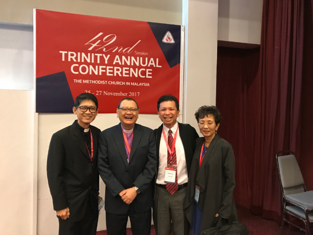Fraternity connections with Malaysian Methodists
