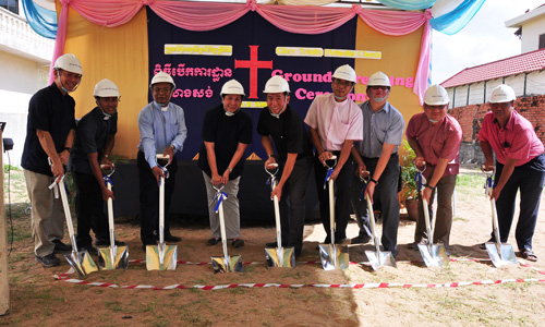 Cambodia’s Glory Trinity MC breaks ground for new building