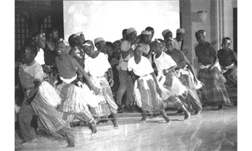 Powerful singing matched by vibrant dance movements