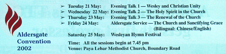 Come to a celebration of the Wesleyan heritage