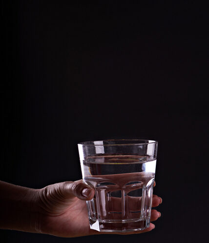 A cup of water holds God’s fresh grace