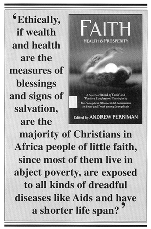 Dangerous claims and superficial teachings of ‘Health and Wealth Gospel’ preachers
