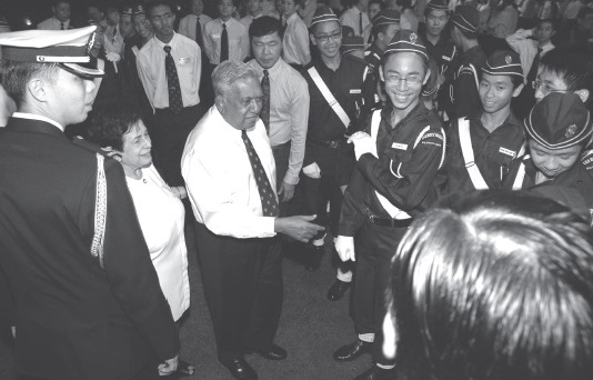 President Nathan hosts Istana party for BB members and volunteers