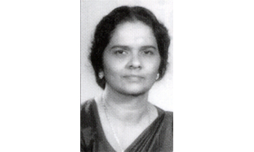 The late Bishop Doraisamy’s wife dies