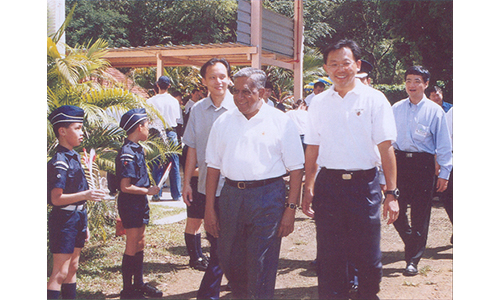President Nathan launches BB’s community service programme