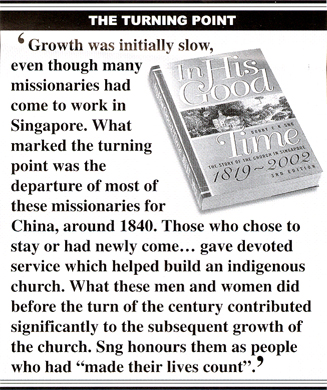 A well-documented story of the church in Singapore