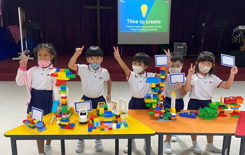 Bedok Methodist Preschoolers ‘Build the Change’ with LEGO