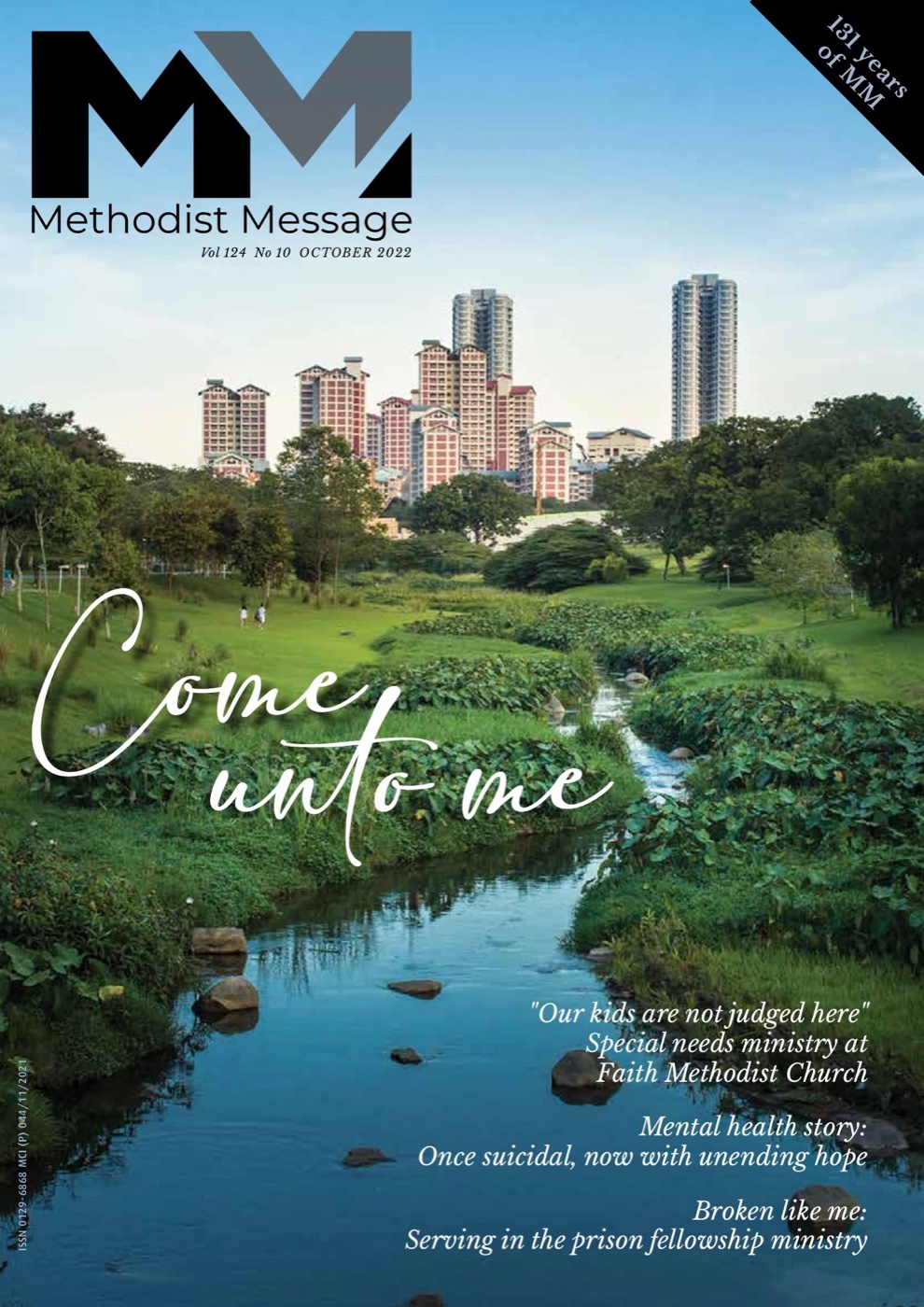 Methodist Message October 2022 cover