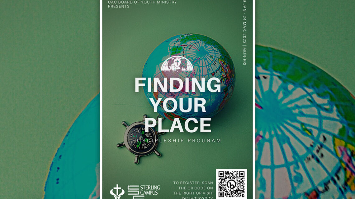 Finding Your Place – A 3-month discipleship programme by CAC Board of Youth Ministry