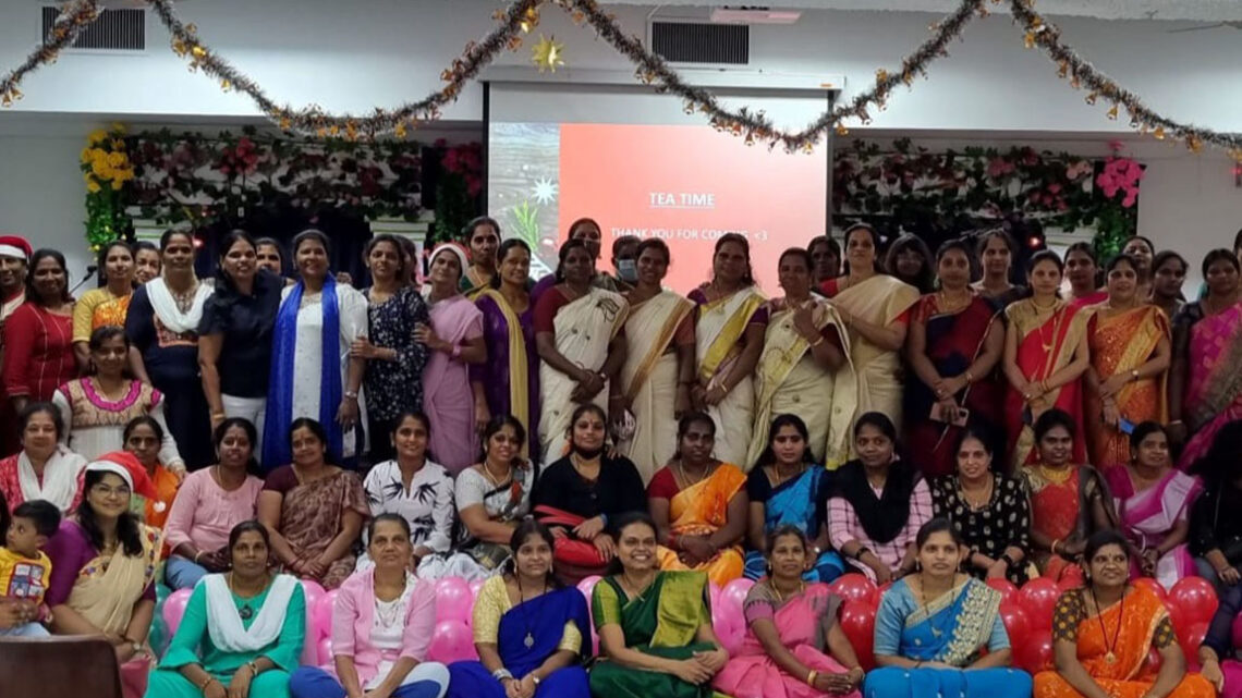 Christmas celebrations for migrant workers bring volunteers from SSTMC and other Methodist churches together