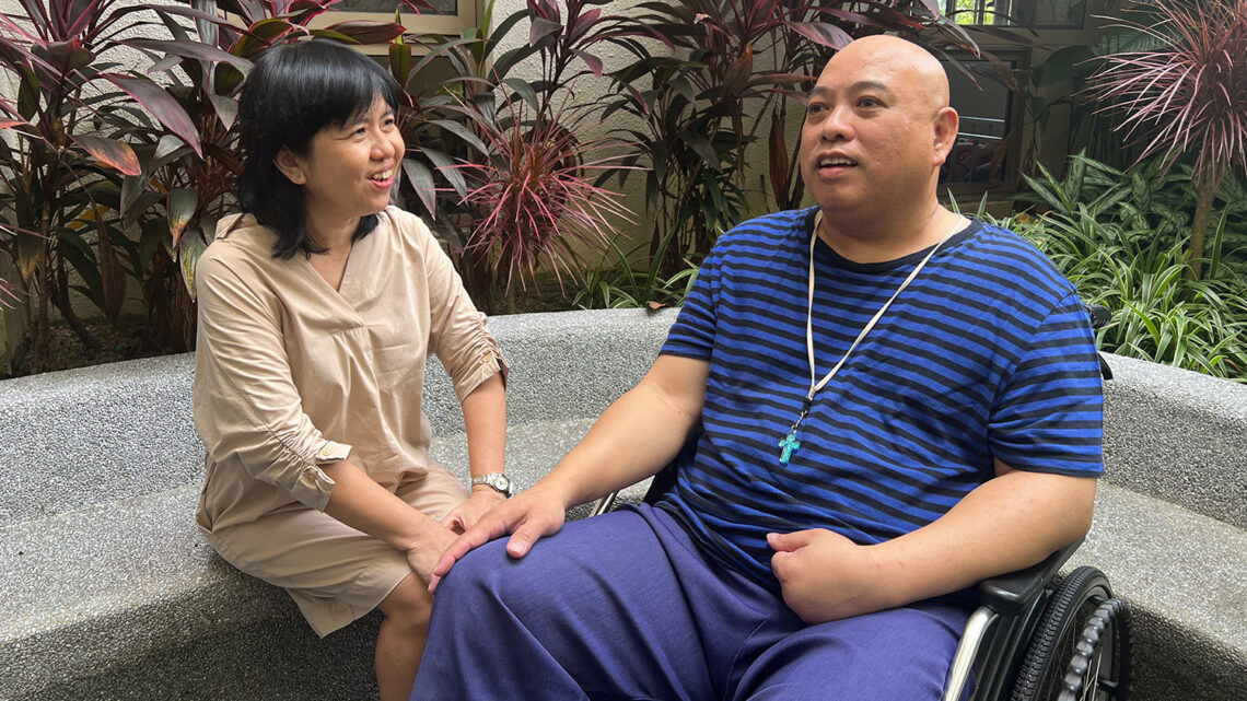 Learning to forgive was part of his healing process