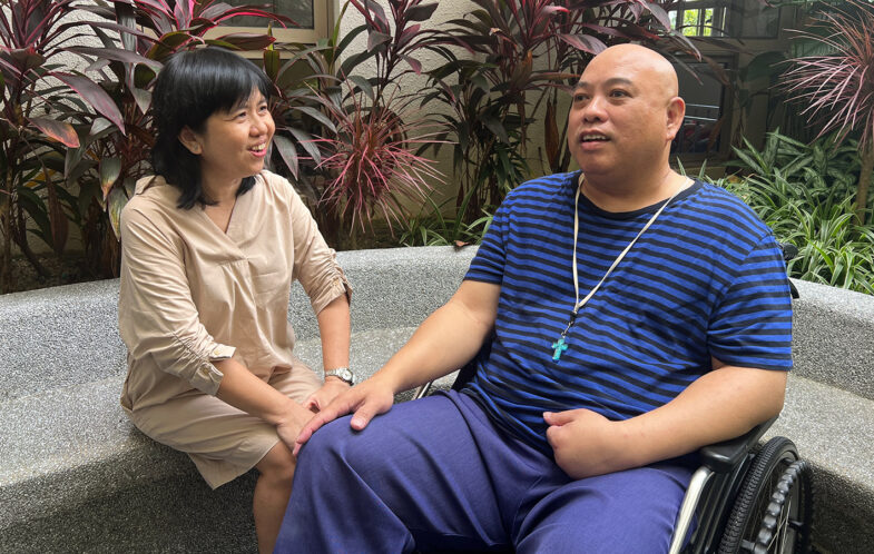 Learning to forgive was part of his healing process