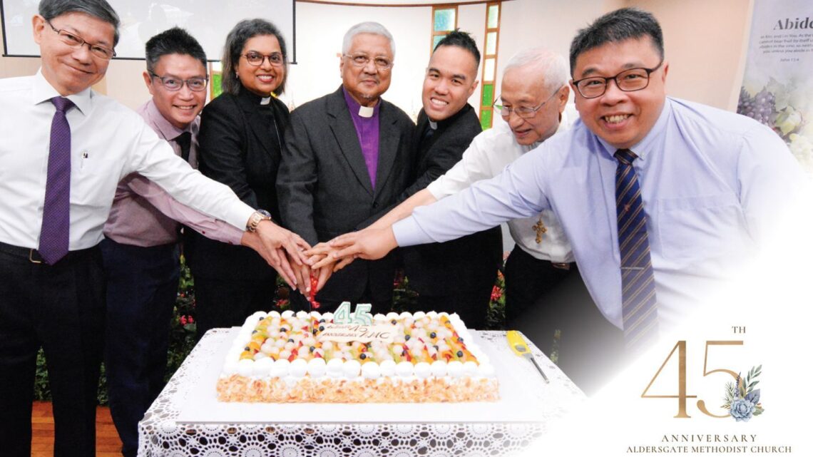 The burning hearts, opened eyes and beautiful feet of Methodists: Aldersgate Methodist Church’s 45th Anniversary