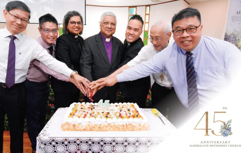 The burning hearts, opened eyes and beautiful feet of Methodists: Aldersgate Methodist Church’s 45th Anniversary