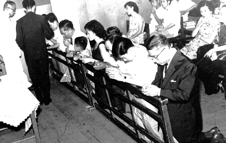 From cemetery to living room to church building