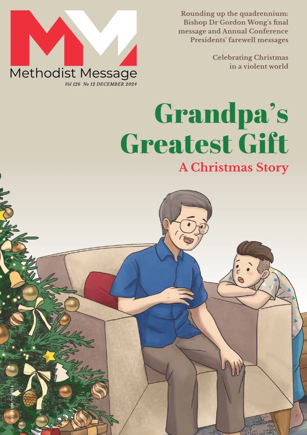 Methodist Message December 2024 cover