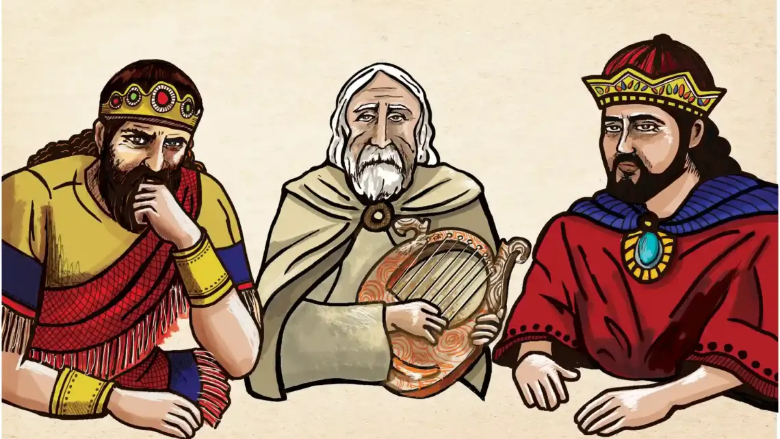 A leadership roundtable with three kings—Saul, David and Solomon