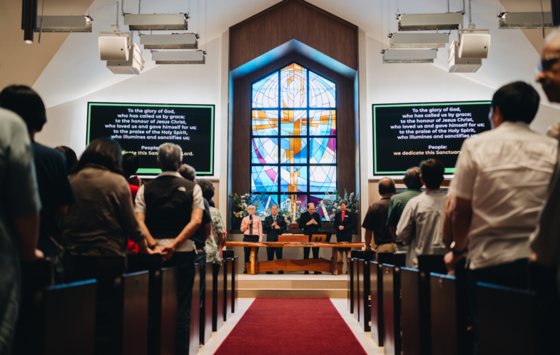 Barker Road Methodist Church reopens sanctuary after 1.5 years