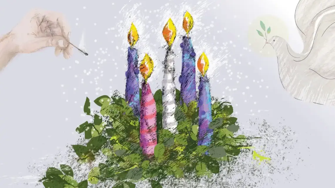 Lighting the Advent candles: A family liturgy for the season of waiting