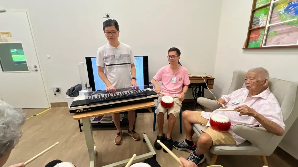 Reaching seniors through music and massage