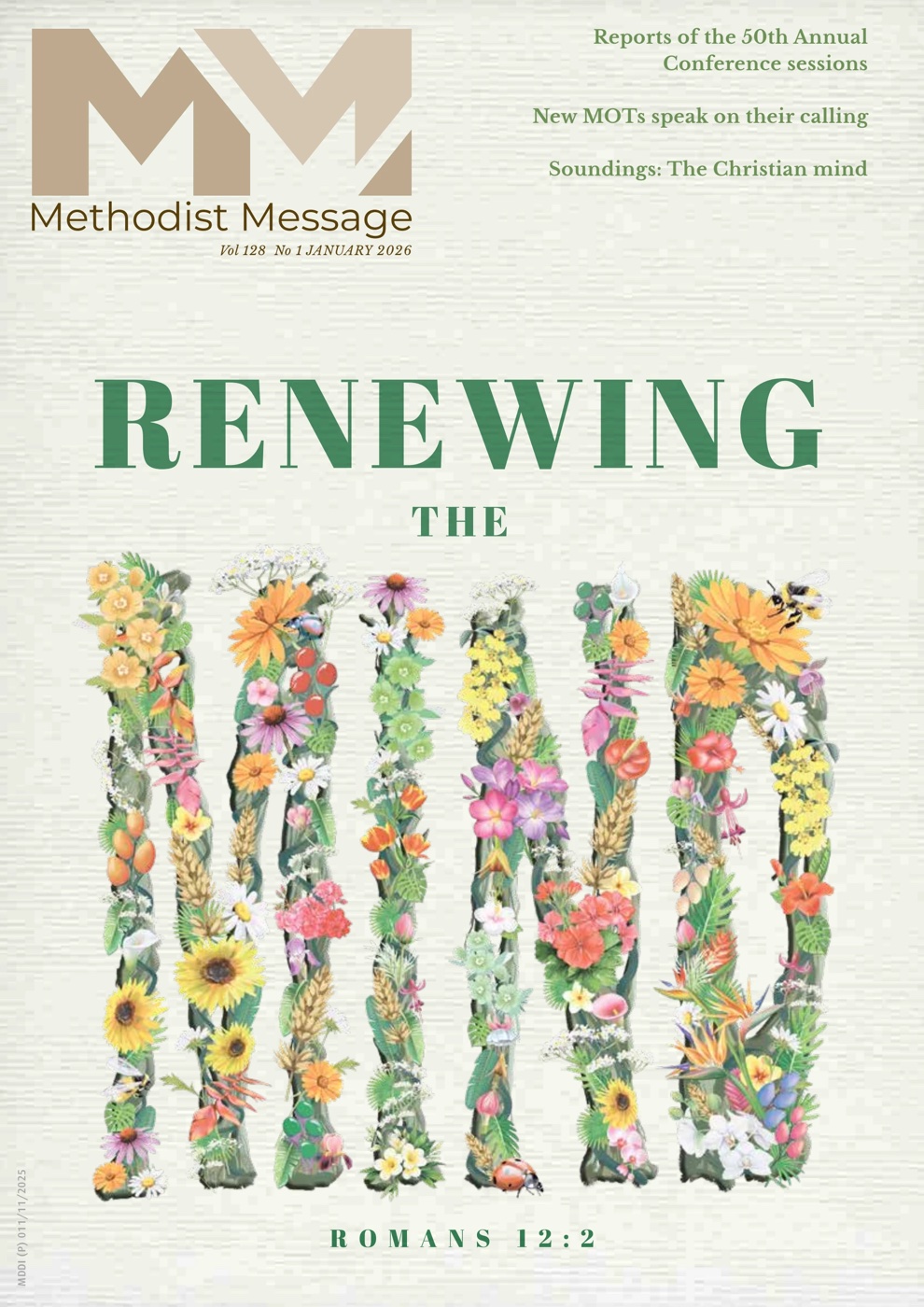 Methodist Message January 2026 cover