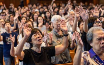 About 1,300 Methodists gathered at Paya Lebar Methodist Church for the TRAC Prayer Conference
